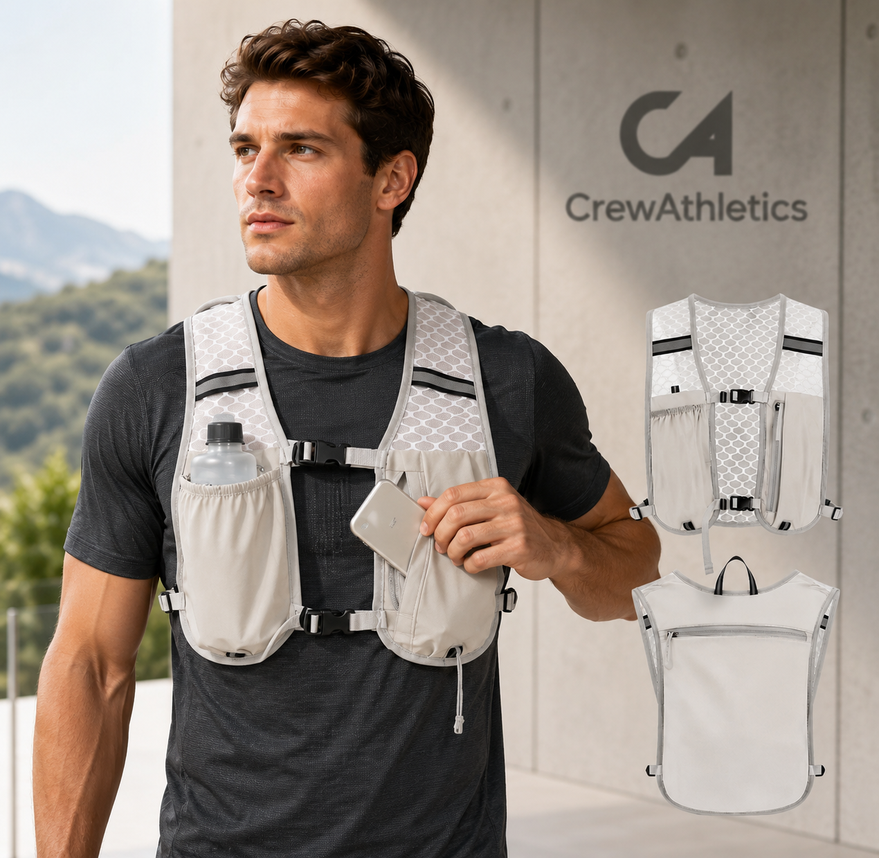CrewAthletics FlowVest™ Hydration Backpack